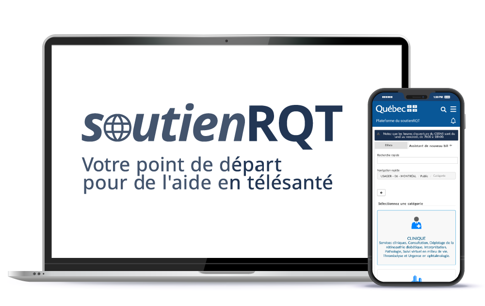 Lancement de soutienRQT pour du soutien à portée de main!