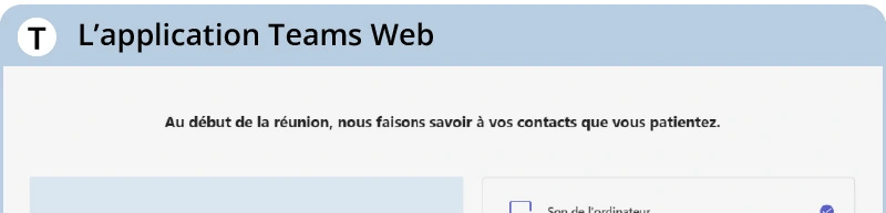 Fenêtre d’attente PC