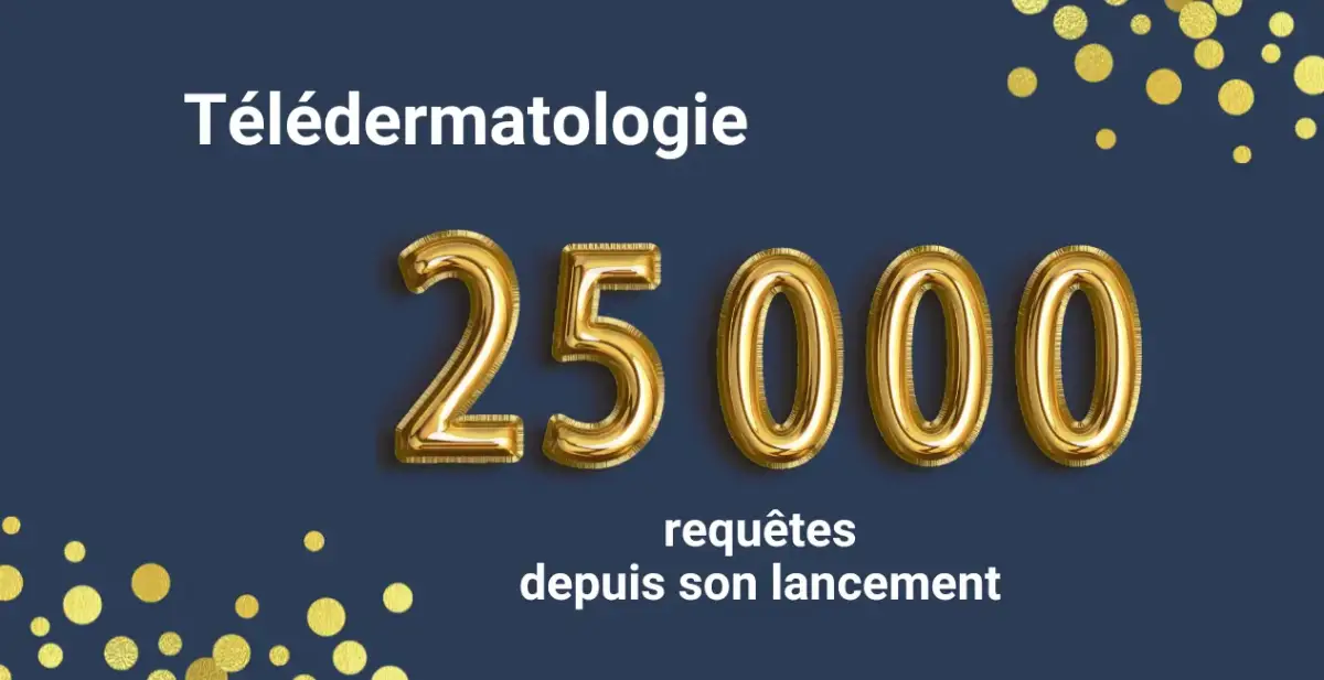 25 000 requêtes pour la télédermatologie!