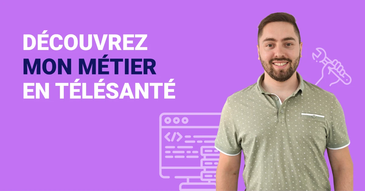 Portrait de Marc-André Trahan pour la série « Découvrez mon métier en télésanté ».